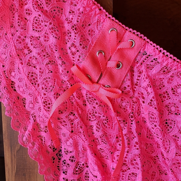 Victoria's Secret Lace Hot Panties - Picture 2 of 4
